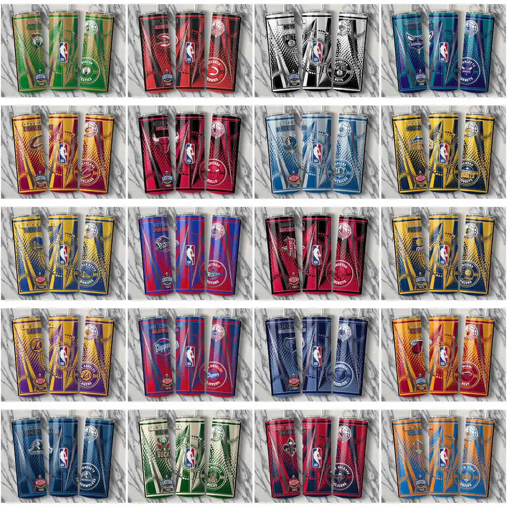30 Basketball Teams Team Logo Tumbler Wrap Bundle JPG