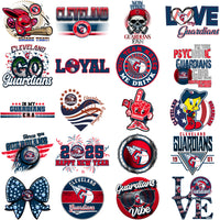 Load image into Gallery viewer, 63 Cleveland Guardians Baseball Designs Bundle PNG
