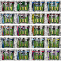 Load image into Gallery viewer, 30 Soccer USA Teams Lottery Ticket Tumbler Wrap Bundle JPG
