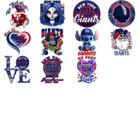 Load image into Gallery viewer, 49 New York Giants V1 Football Designs Bundle PNG
