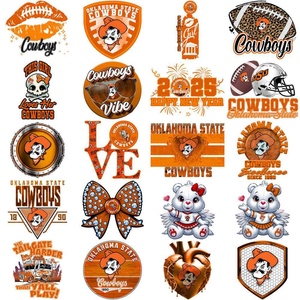 80 Oklahoma State Cowboys Designs Bundle PNG