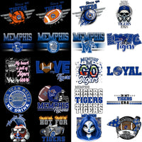Load image into Gallery viewer, 80 Memphis Tigers Designs Bundle PNG
