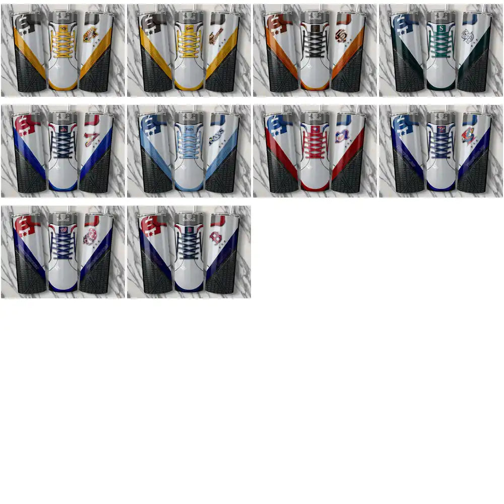 30 Baseball Teams DC Sneaker Tumbler Wrap Bundle JPG