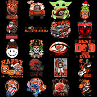 Load image into Gallery viewer, 49 Cleveland Browns V2 Football Designs Bundle PNG
