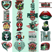 Load image into Gallery viewer, 37 Minnesota Wild Ice Hockey Designs Bundle PNG
