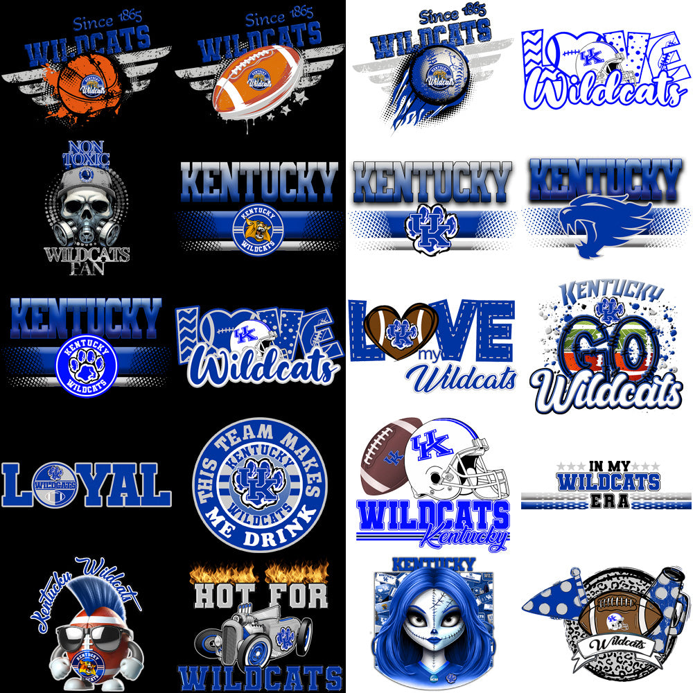 88 Kentucky Wildcats Designs Bundle PNG