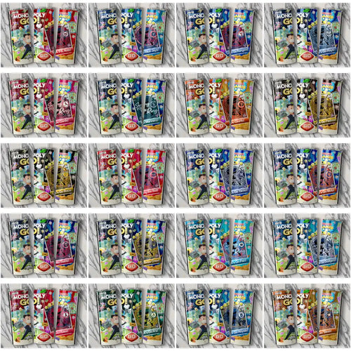 30 Baseball Teams Monopoly Go! Tumbler Wrap Bundle JPG