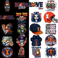 Load image into Gallery viewer, 33 Illinois Fighting Illini Designs Bundle PNG
