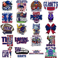 Load image into Gallery viewer, 49 New York Giants V2 Football Designs Bundle PNG
