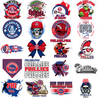 Load image into Gallery viewer, 60 Philadelphia Phillies Baseball Designs Bundle PNG
