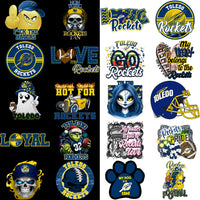 Load image into Gallery viewer, 34 Toledo Rockets Designs Bundle PNG
