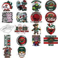 Load image into Gallery viewer, 37 Minnesota Wild Ice Hockey Designs Bundle PNG

