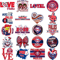 Load image into Gallery viewer, 60 Philadelphia Phillies Baseball Designs Bundle PNG
