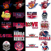 Load image into Gallery viewer, 90 Ole Miss Rebels Designs Bundle PNG
