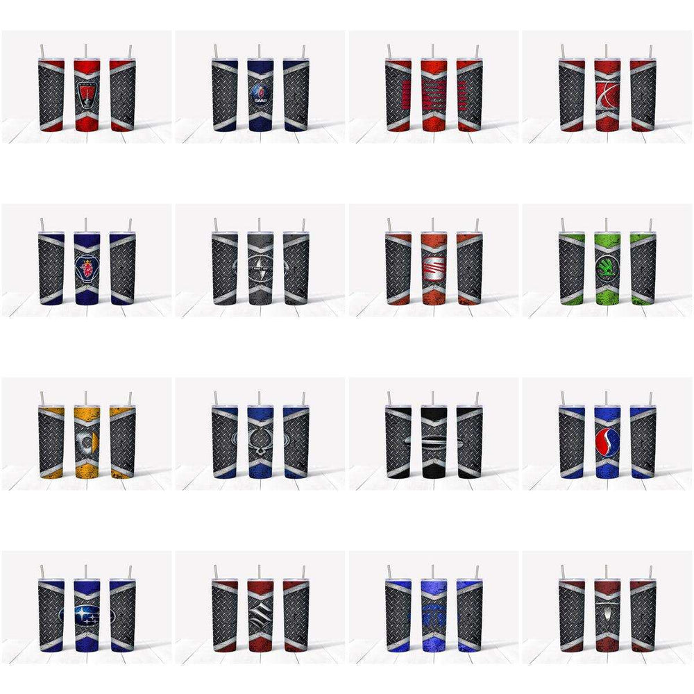121 Automobile Brands Grunge Tumbler Wrap Designs Bundle JPG