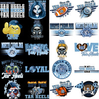 Load image into Gallery viewer, 76 North Carolina Tar Heels Designs Bundle PNG
