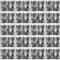 Load image into Gallery viewer, 30 Baseball Teams Metallic Tumbler Wrap Bundle JPG
