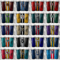 Load image into Gallery viewer, 33 Football Teams Grunge Style Tumbler Wrap Bundle JPG
