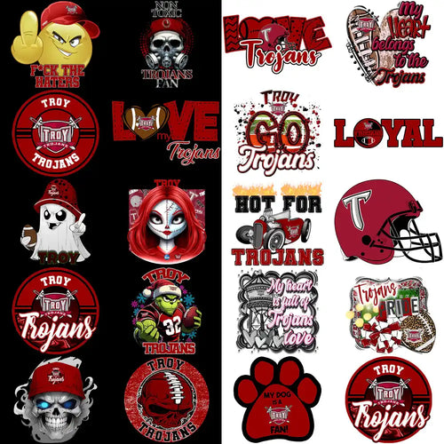 38 Troy Trojans Designs Bundle PNG