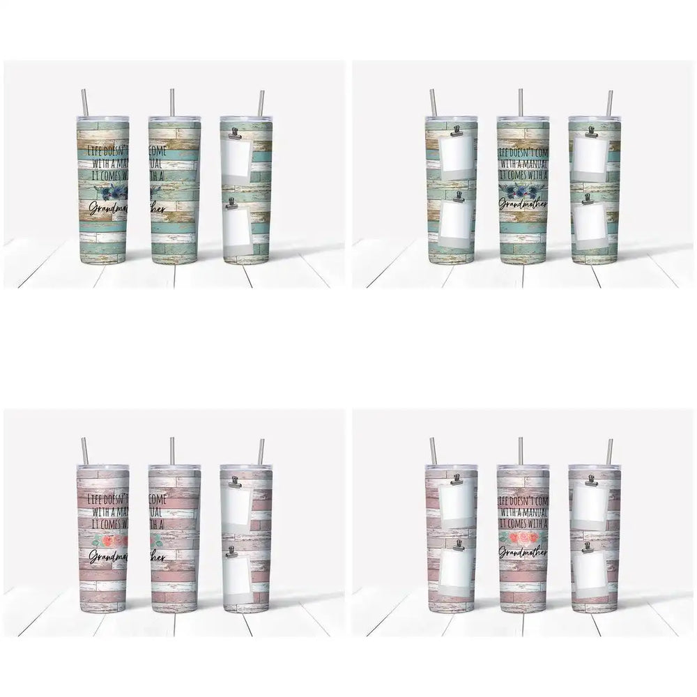 8 Wild Grandmother Tumbler Wrap Designs Bundle JPG