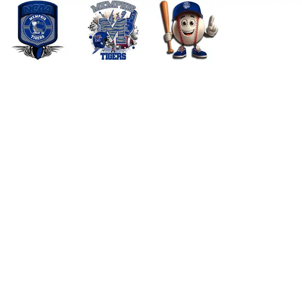 80 Memphis Tigers Designs Bundle PNG