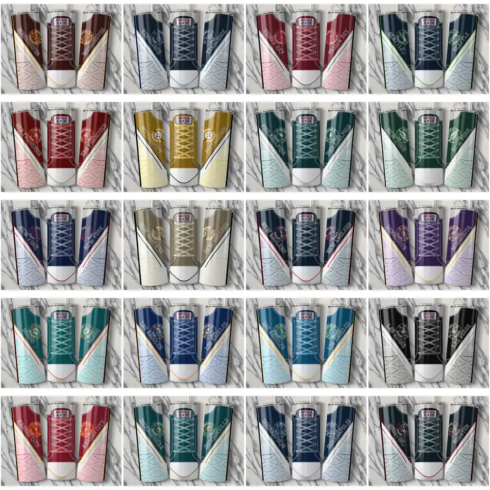 32 Football Teams Converse Tumbler Wrap Bundle JPG