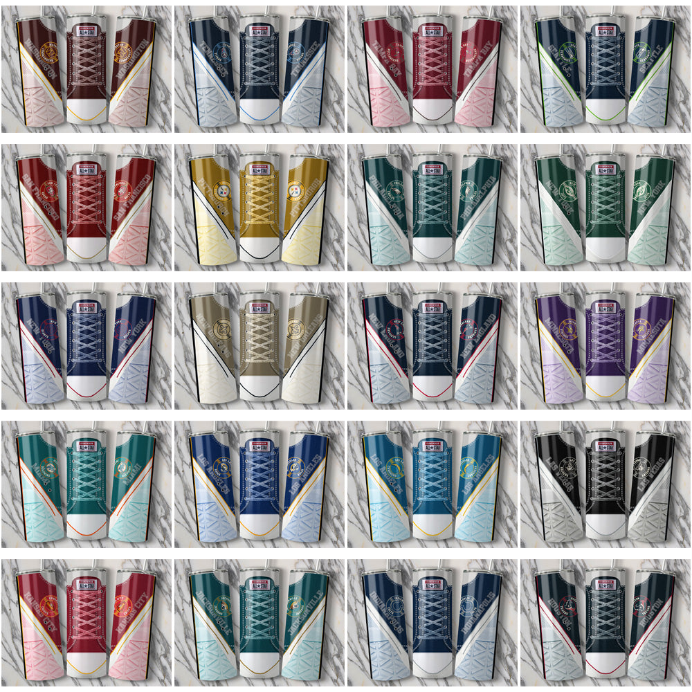 32 Football Teams Converse Tumbler Wrap Bundle JPG