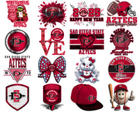 Load image into Gallery viewer, 35 San Diego State Aztecs Designs Bundle PNG
