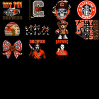Load image into Gallery viewer, 49 Cleveland Browns V3 Football Designs Bundle PNG
