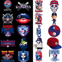 Load image into Gallery viewer, 66 Texas Rangers Baseball Designs Bundle PNG
