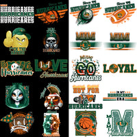 Load image into Gallery viewer, 76 Miami Hurricanes Designs Bundle PNG
