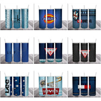 Load image into Gallery viewer, 11 Denime Style Tumbler Wrap Designs Bundle JPG
