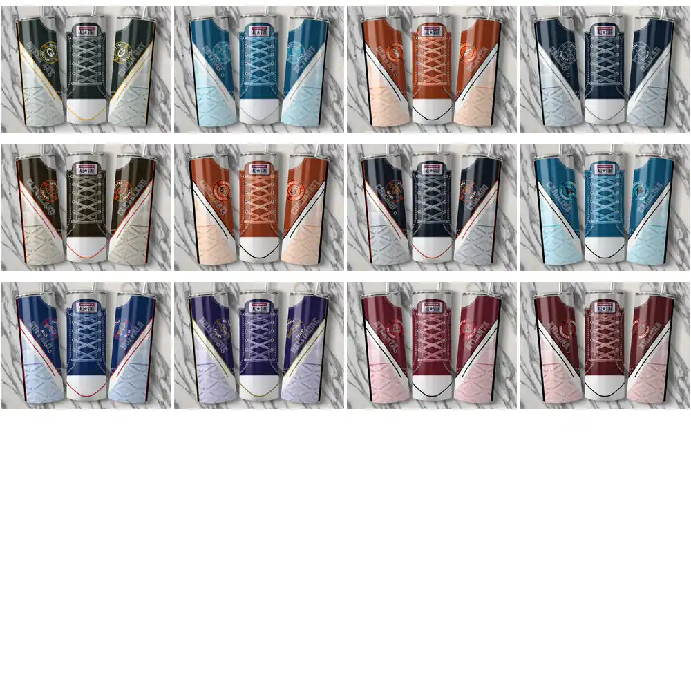 32 Football Teams Converse Tumbler Wrap Bundle JPG
