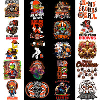Load image into Gallery viewer, 49 Cleveland Browns V4 Football Designs Bundle PNG
