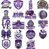 Load image into Gallery viewer, 77 TCU Horned Frogs Designs Bundle PNG
