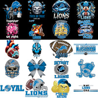 Load image into Gallery viewer, 50 Detroit Lions V4 Football Designs Bundle PNG
