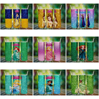 Load image into Gallery viewer, 11 Princesses Tumbler Wrap Designs Bundle JPG
