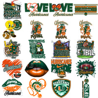 Load image into Gallery viewer, 76 Miami Hurricanes Designs Bundle PNG
