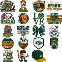Load image into Gallery viewer, 76 Miami Hurricanes Designs Bundle PNG
