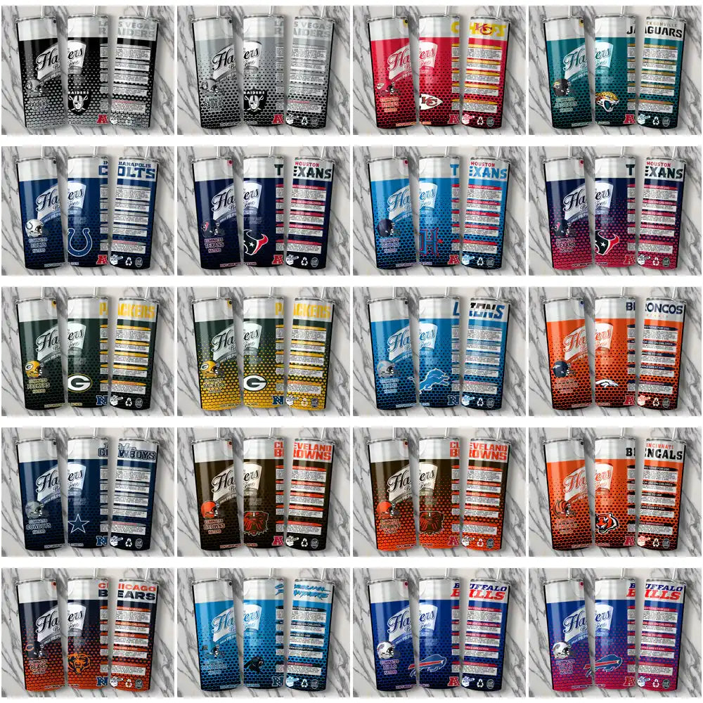 44 Football Teams Haters Be Gone Tumbler Wrap Bundle JPG