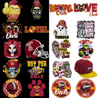 Load image into Gallery viewer, 37 Temple Owls Designs Bundle PNG
