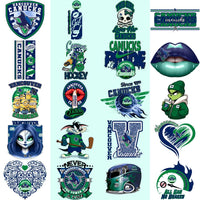 Load image into Gallery viewer, 35 Vancouver Canucks Ice Hockey Designs Bundle PNG
