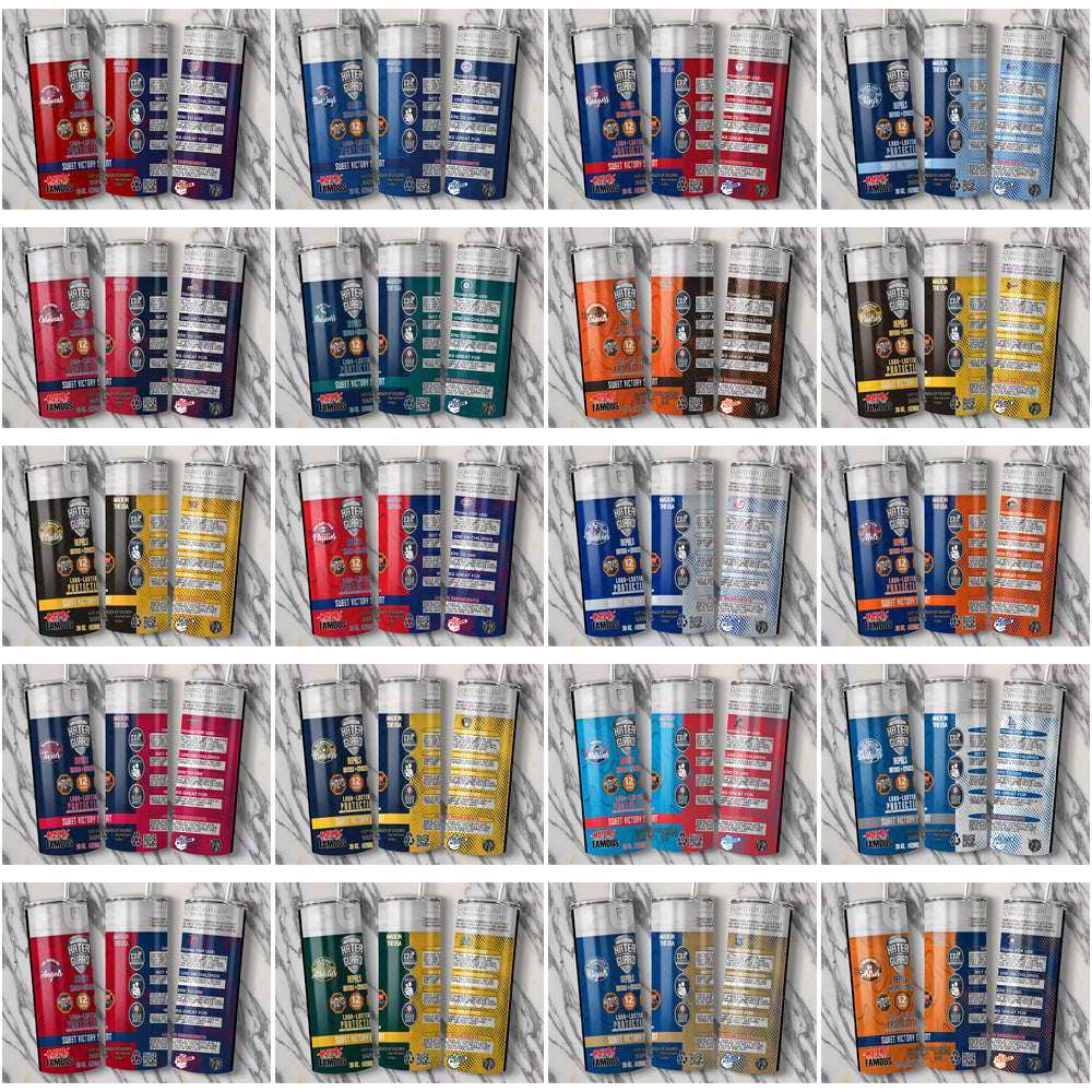 30 Baseball Teams Hater Guard Tumbler Wrap Bundle JPG
