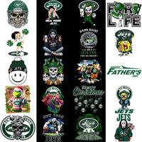 Load image into Gallery viewer, 48 New York Jets V1 Football Designs Bundle PNG
