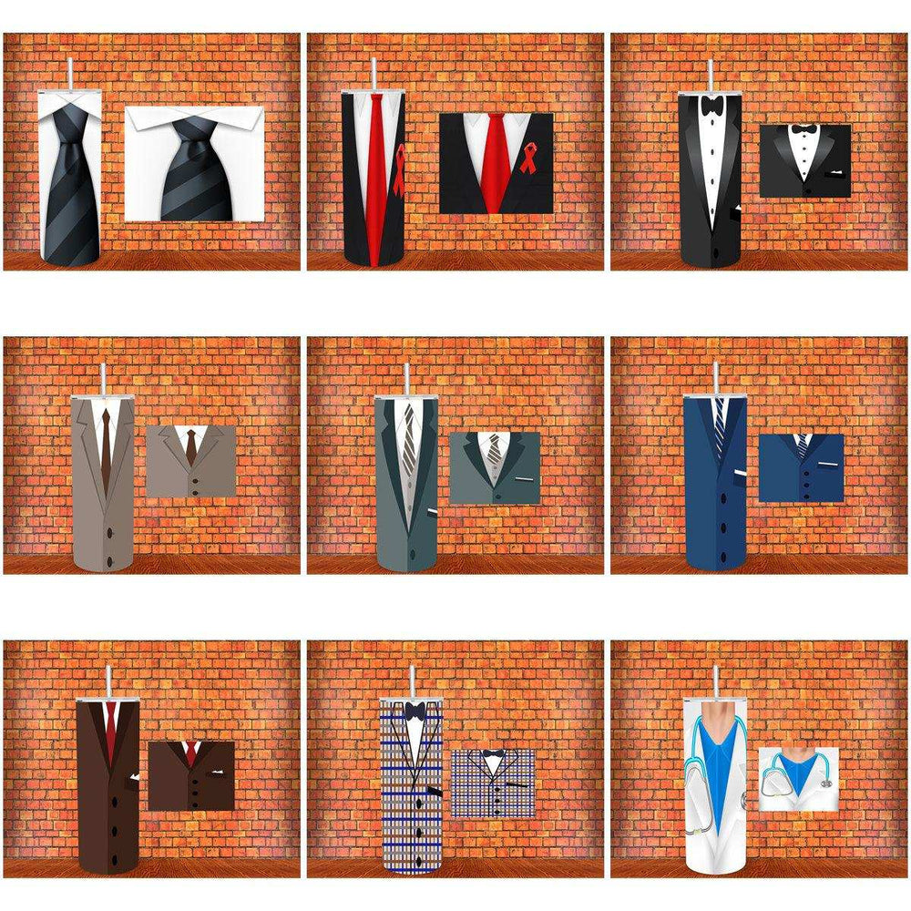 13 Doctors Tuxedo Tumbler Wrap Designs Bundle JPG