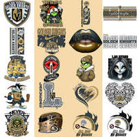 Load image into Gallery viewer, 36 Vegas Golden Knights Ice Hockey Designs Bundle PNG
