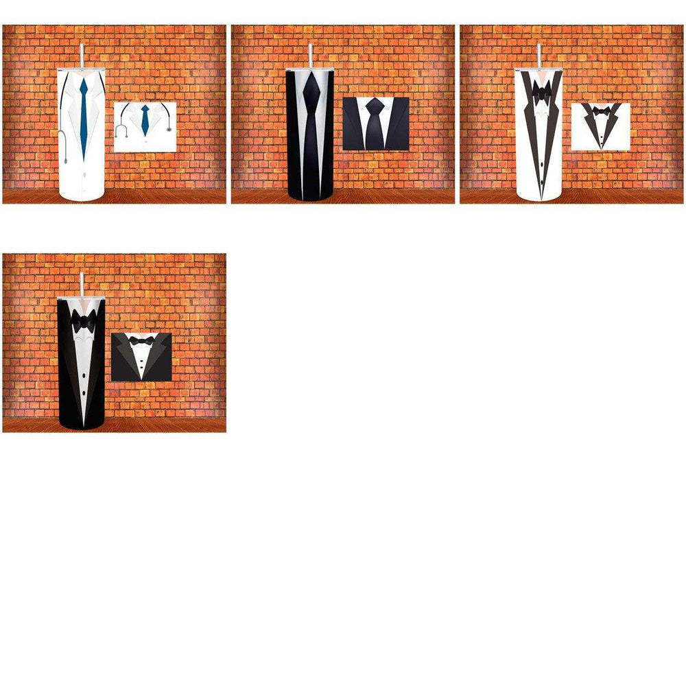 13 Doctors Tuxedo Tumbler Wrap Designs Bundle JPG
