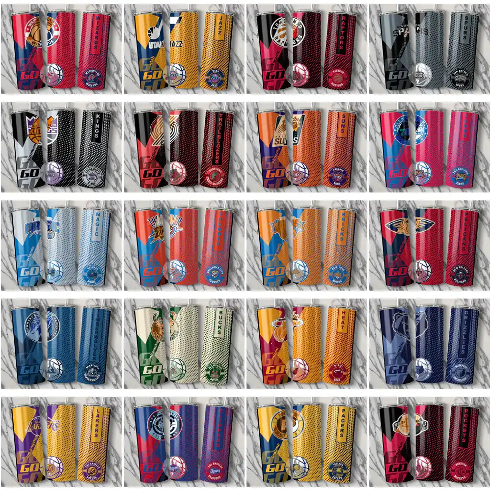 30 Basketball Teams GO Tumbler Wrap Bundle JPG