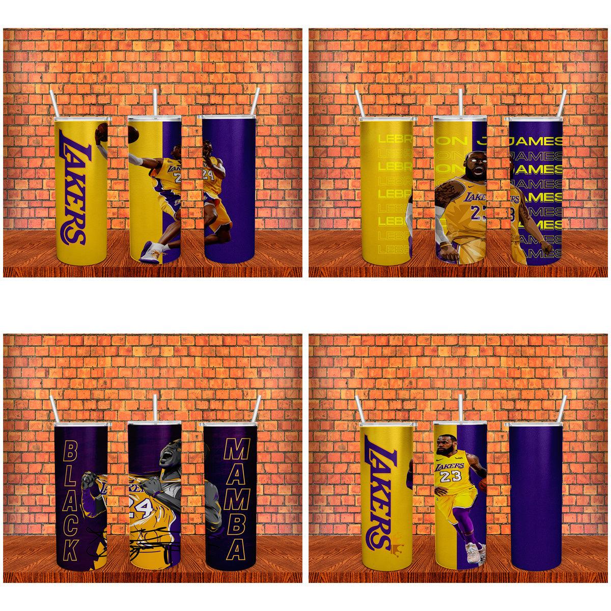 5 Kobe Bryant And Lebron James Tumbler Wrap Designs Bundle JPG