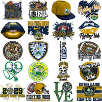 Load image into Gallery viewer, 87 Notre Dame Fighting Irish Designs Bundle PNG
